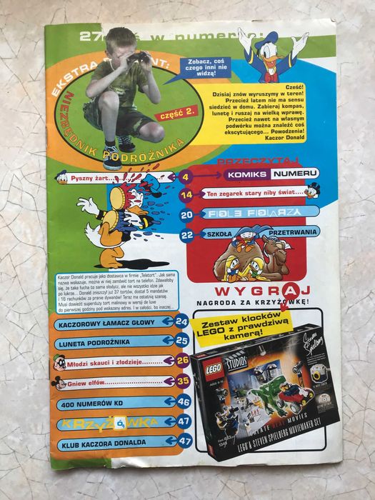 Czasopismo, komiks Kaczor Donald - zeszyty 2003 rok - 5 szt.