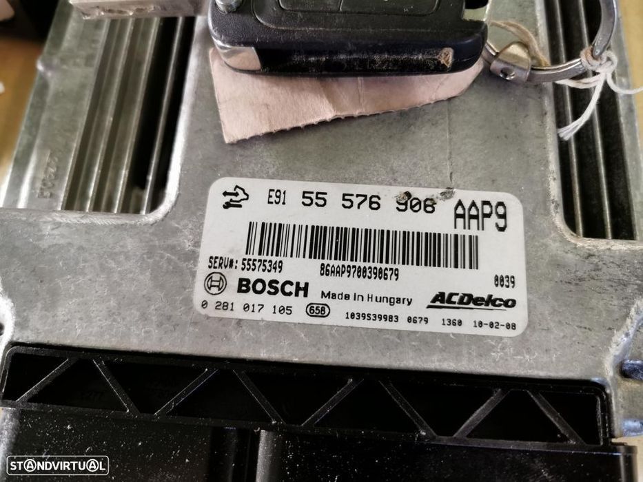 Kit centralina Opel Insignia A G09 2.0 cdti ano 2010