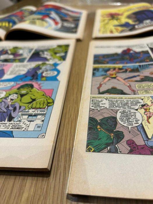 Banda Desenhada: Coleção Completa DC and Marvel Present de 1995