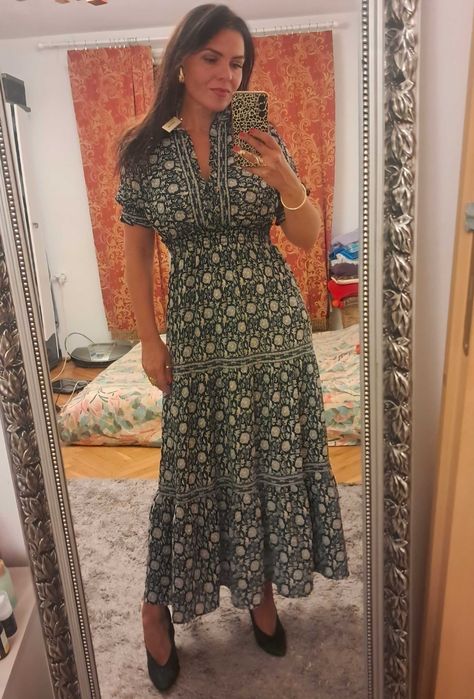 Sukienka Maxi Boho / Floral – Max Studio, rozm. S, M