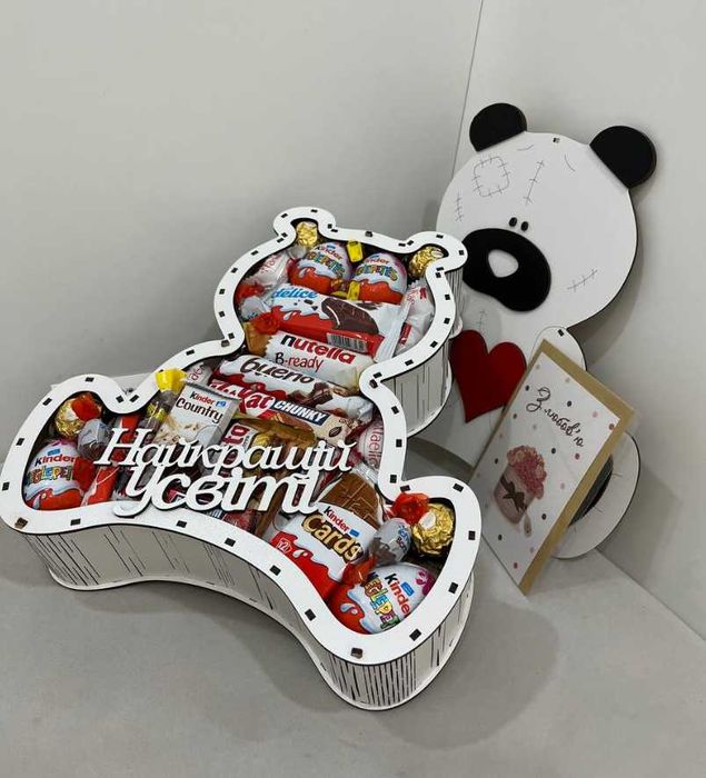 Подарунок дружині, дівчині, солодкі бокси, Солодкий набір для дитини