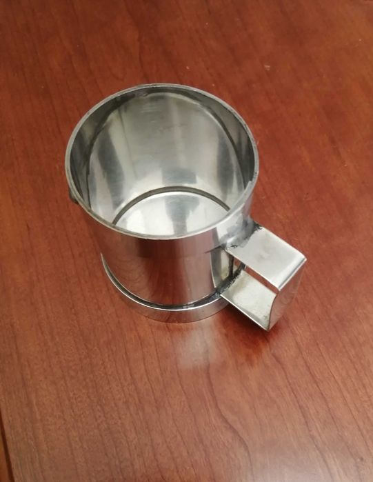 Medida de 1/8 litro em inox