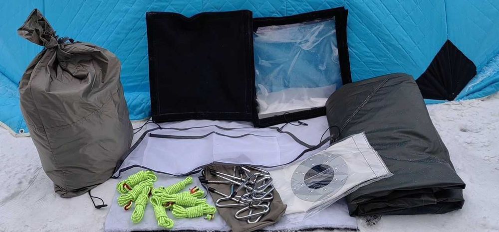 Ocieplany namiot panoramiczny + cichy autonomiczny ogrzewacz diesla