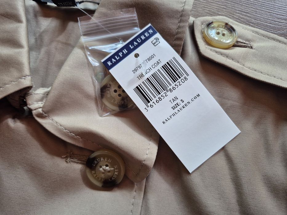 Płaszcz Trencz Płaszczyk Damski Ralph Lauren  S