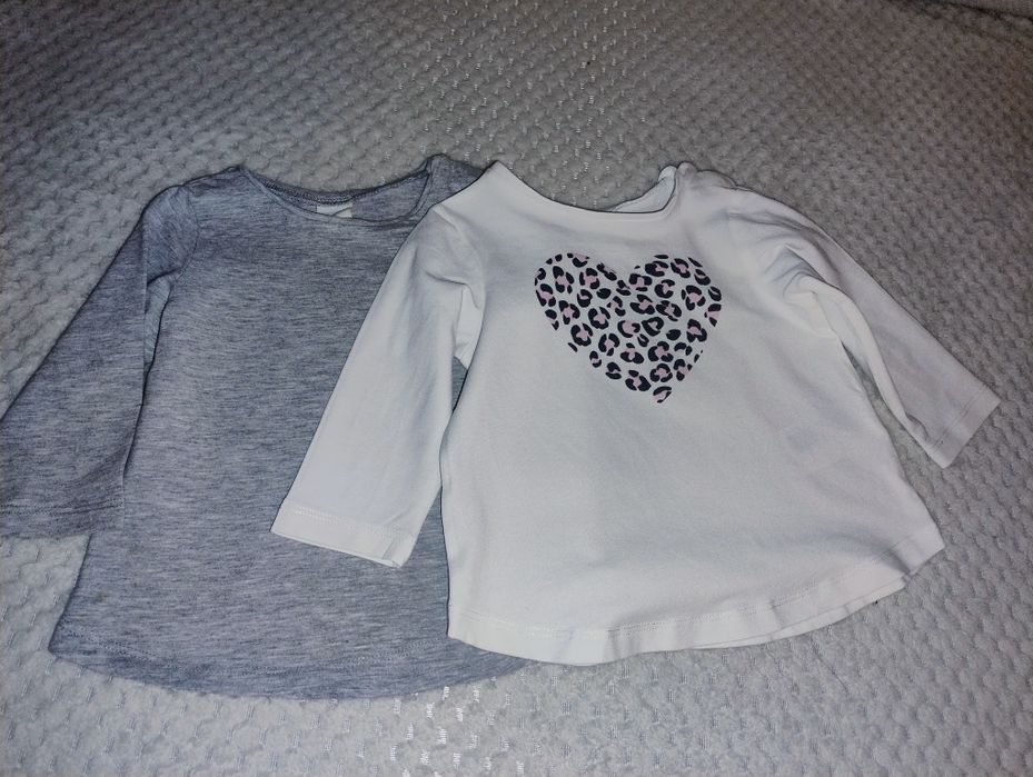 Bluzki z długim rękawem H&M rozmiar 74