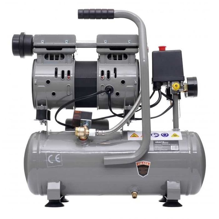 KRAFT&DELE Kompresor Bezolejowy Sprężarka Powietrza 9l 550W KD1384