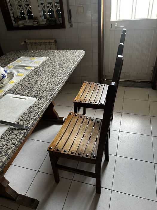 Mesa cozinha tampo granito