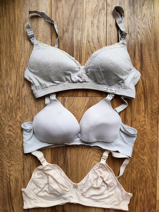 Zestaw biustonosz stanik do karmienia piersią 80D