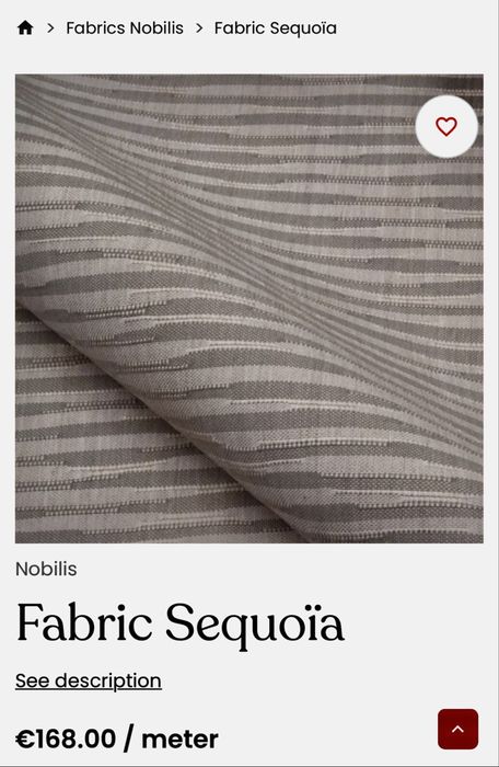 Nobilis Paris - material tapicerski - Sequia