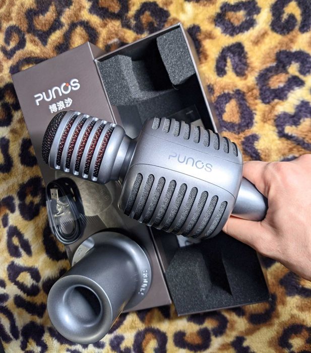 Новый! Punos KG6 pro - беспроводной караоке микрофон. 40W, 2600mAh.