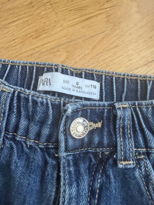 Джинси Zara 6p 116см Стіч та рюша