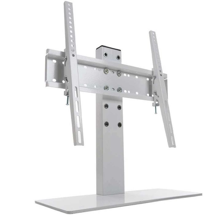 Стійка для телевізора 32" 40" 42" 43" 46" 50" 55" настільна SECTOR T11 WHITE Кронштейн кріплення тримач підставка для телевізора на стіл