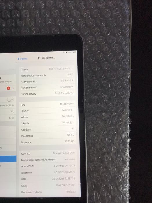 Ipad mini 3 generacji