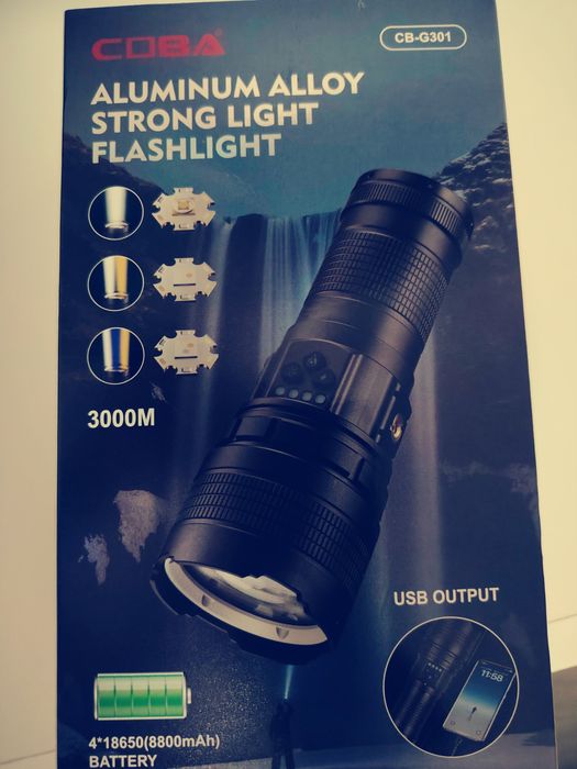 COBA CB-G301 — potência tricolor que impressiona