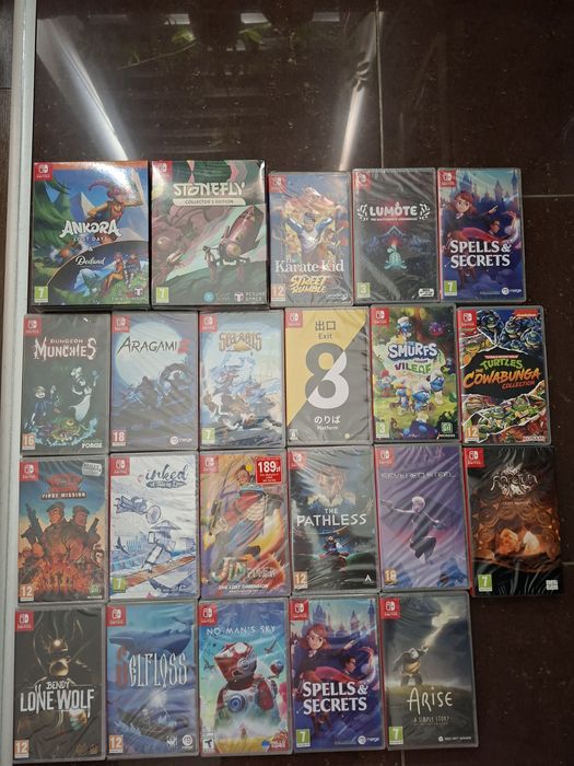 Zestaw Gier Nintendo Switch kolekcja