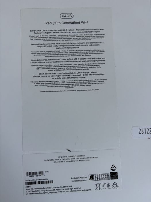 Ipad 10 gen. 64