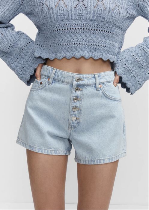Джинсовые шорты Mango