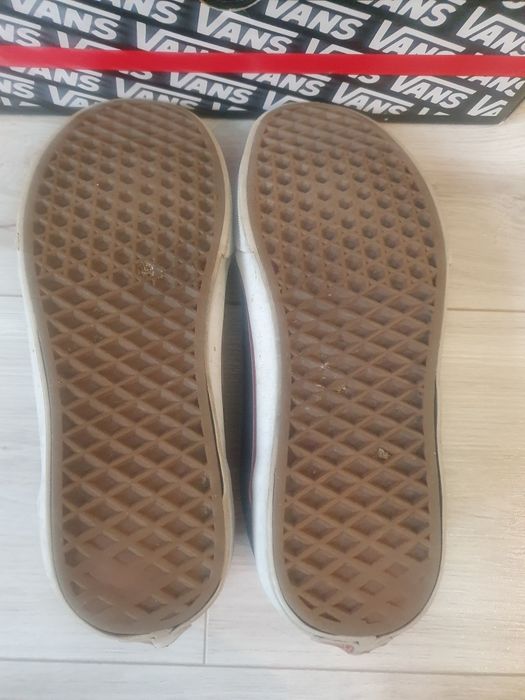 vans authentic czerwone buty trampki vansy 39 tenisówki sportowe