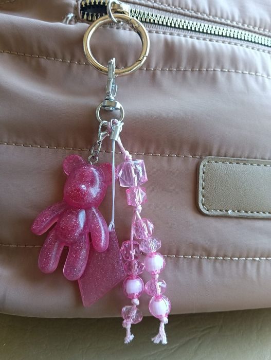 Bag charm artesanal urso
