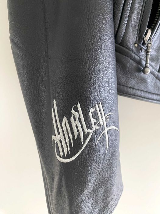 casaco pele senhora Harley Davidson