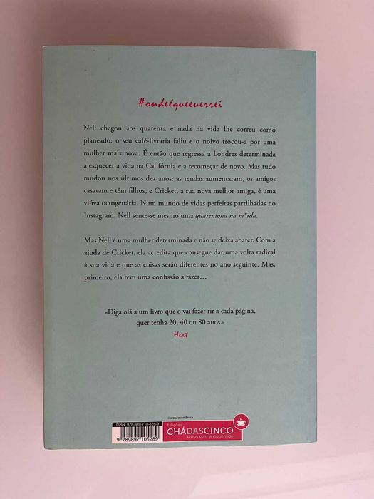 Livro "Confissões de uma quarentona na merda" (Alexandra Potter)