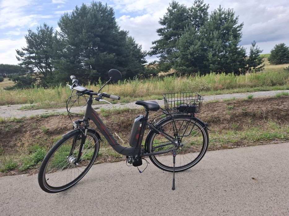 Rower elektryczny miejski BIRIA na części, silnik OK. Ogłoszenie charytatywne.