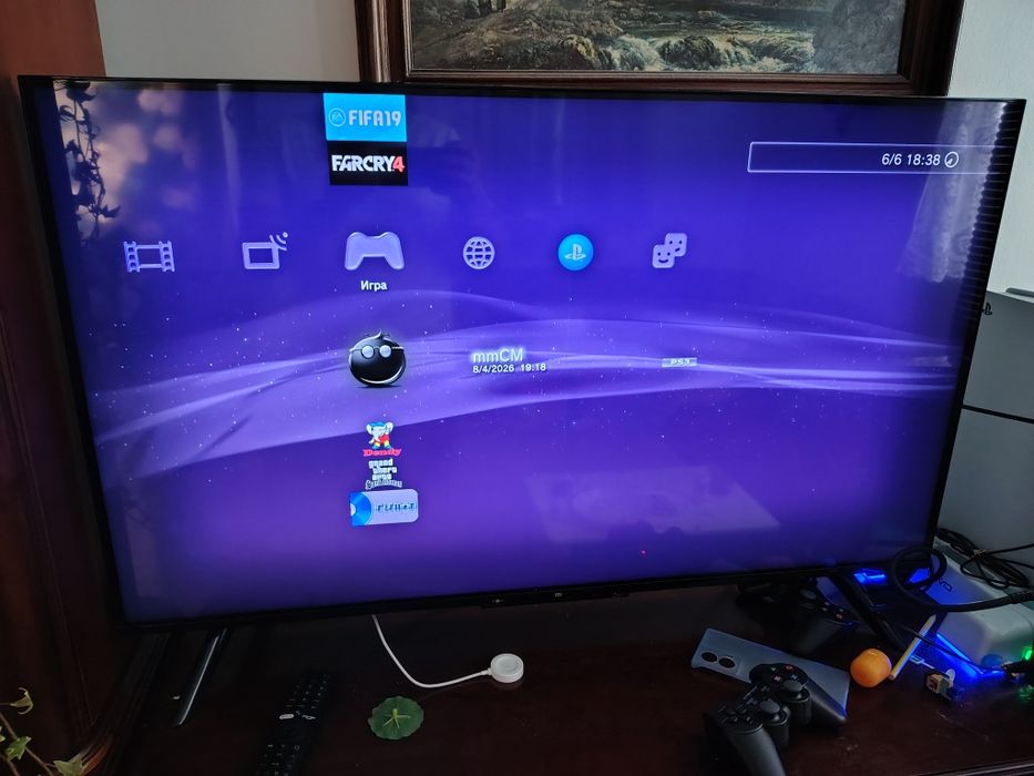 Ps3 slim 2 pady HEN +5 płyt z grami