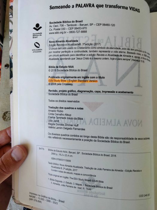 Bíblia de Estudo NAA