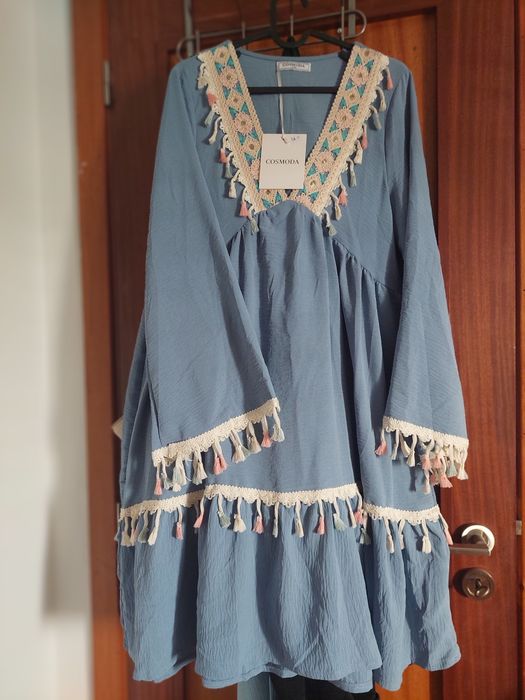 Vestido  cor ganga L/XL
