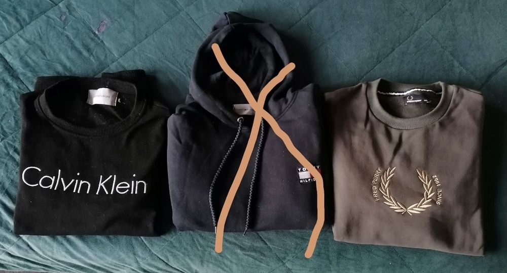Sweater FredP e CKlein tam XXL