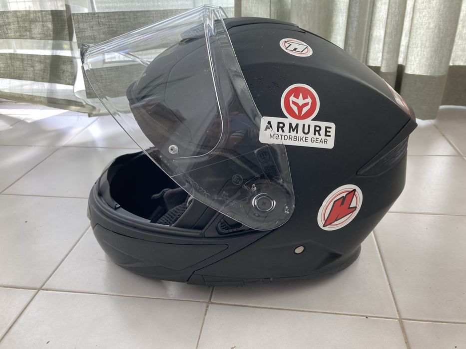 Capacete SMK TYPHOON Preto Mate