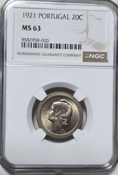 20 centavos 1921 MS63