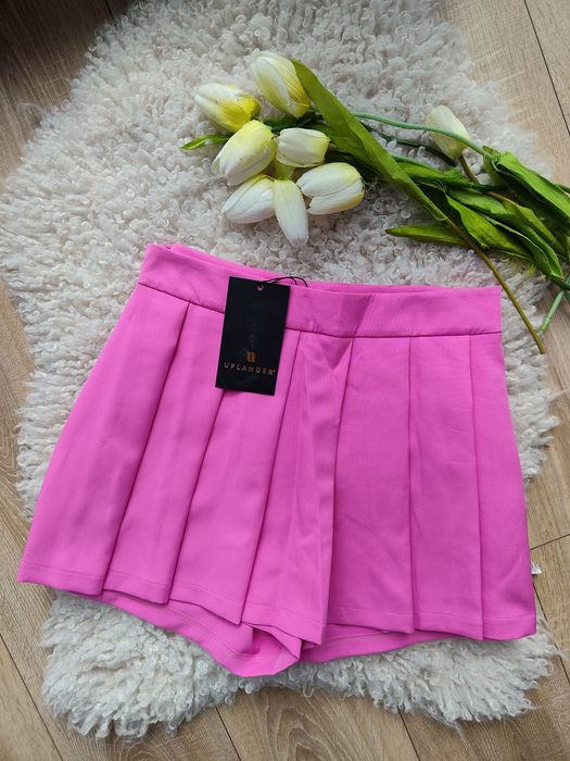 Spódnica spodenki plisowana różowa z metką nowa barbie S