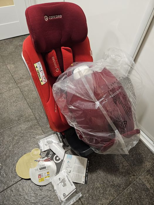 Fotelik RWF Concord Reverso Plus, nowe wkładki, isofix 23kg