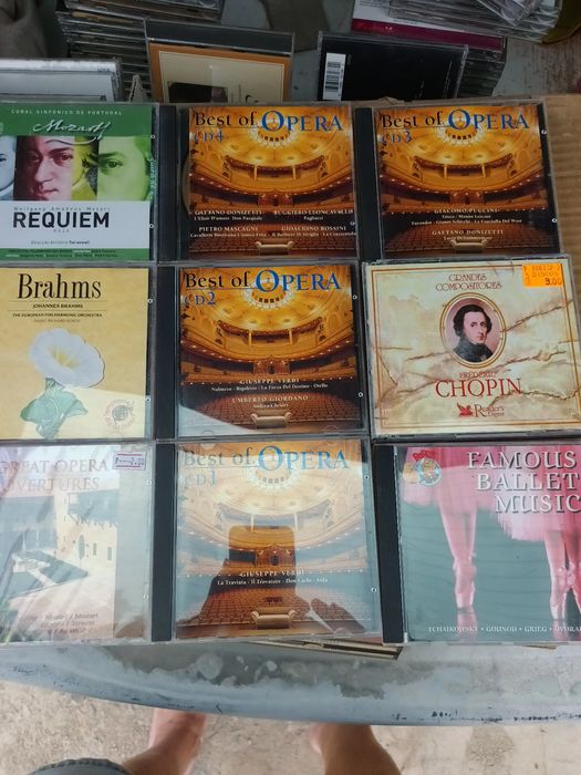 Lote de 100 Cd's musica Clássica, por 30 euros