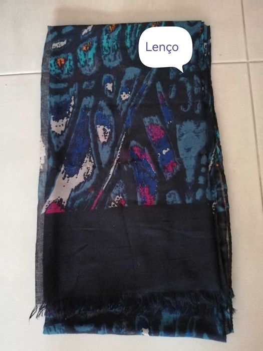 Pijama laranja, chapéu e saia Novos, Lenços e kispo