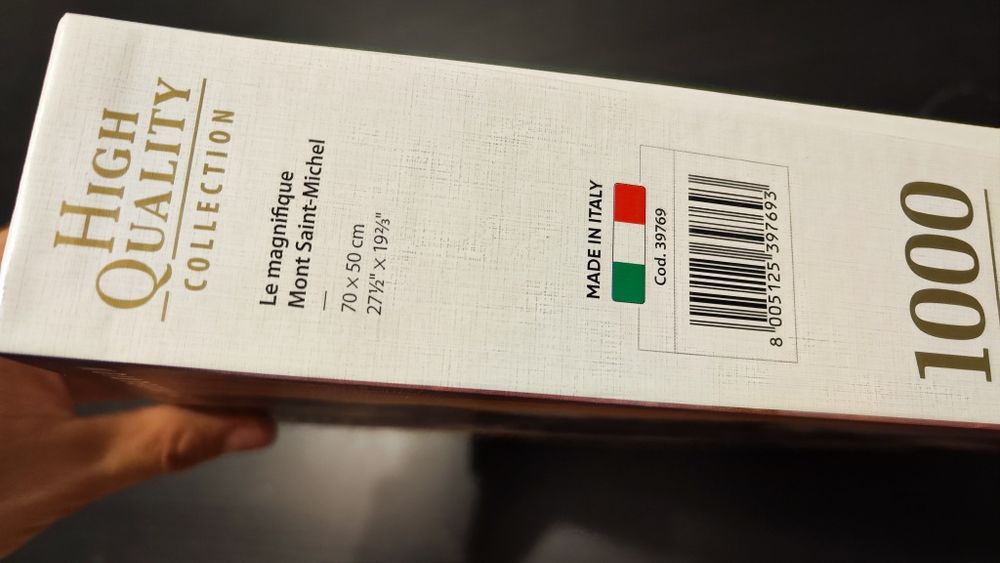 Puzzle Clementoni 1000 Mont Saint- Michel