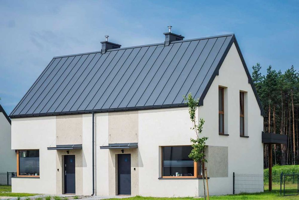 Panel dachowy blacha na rąbek nowoczesny dach 0,5 7016 POŁYSK MAT