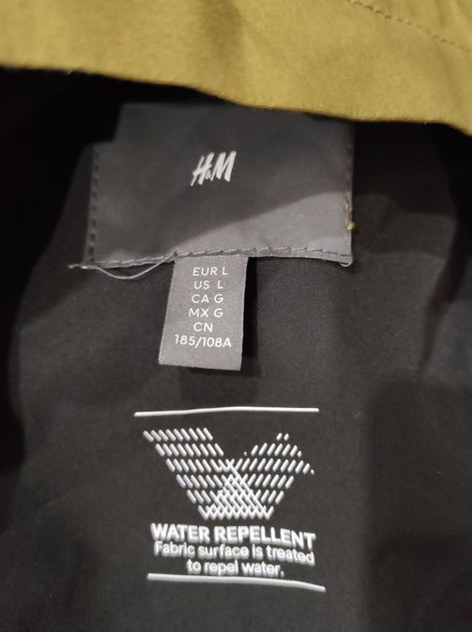 XXL H&M оригінальна чоловіча водовідштовхуюча куртка,вітровка