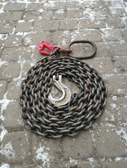 Łańcuch stalowy zrywka , holowanie 500cm ,mocny,twardy 12,6 t,klasa 8
