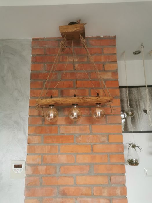 Żyrandol drewniany