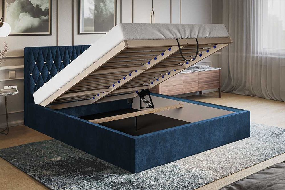 Łóżko łóżka tapicerowane pikowane WERONA 160x200 180x200 POJEMNIK