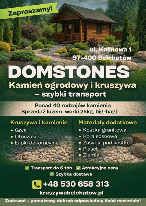 piasek kwarcowy, granitowy, bazaltowy i płukany do zasypania kostki