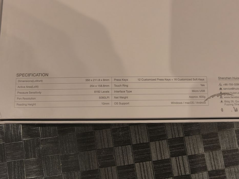Tablet graficzny Huion HS610