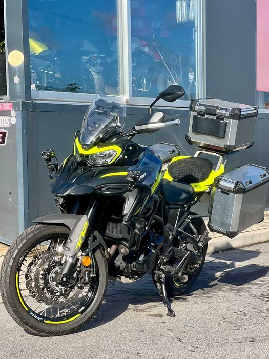 Benelli TRK 702 X Oportunidade Usado – Full Extras, Cinza/Amarelo – GGMOTOS