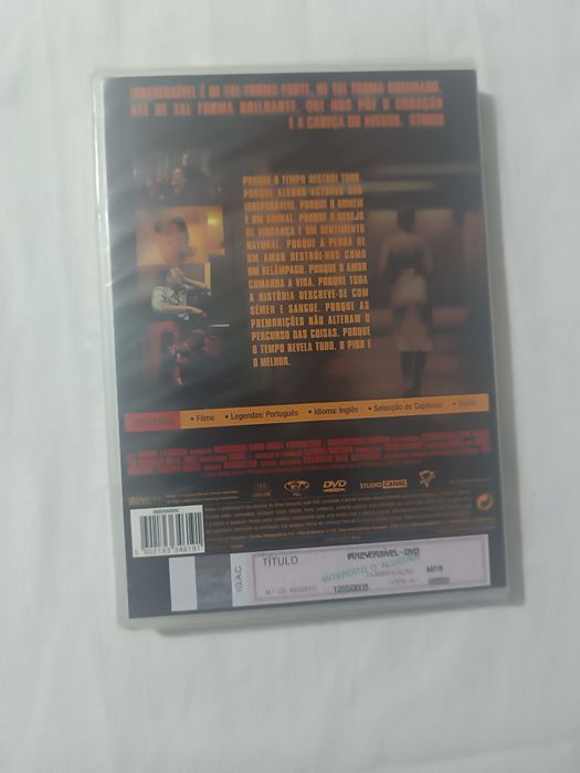 Irreversível. DVD. Filme Novo e Selado