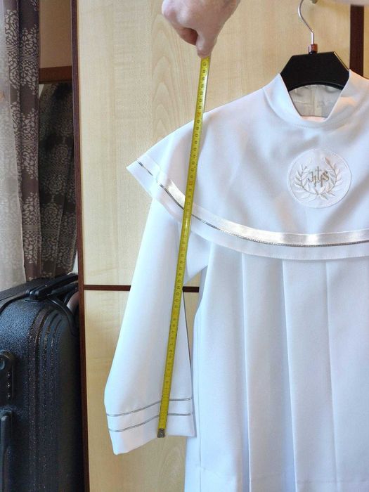 Strój komunijny dla chłopca, alba