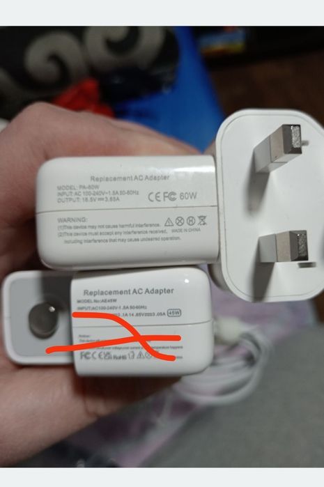 Новая зарядка на МакБук 60w 45w