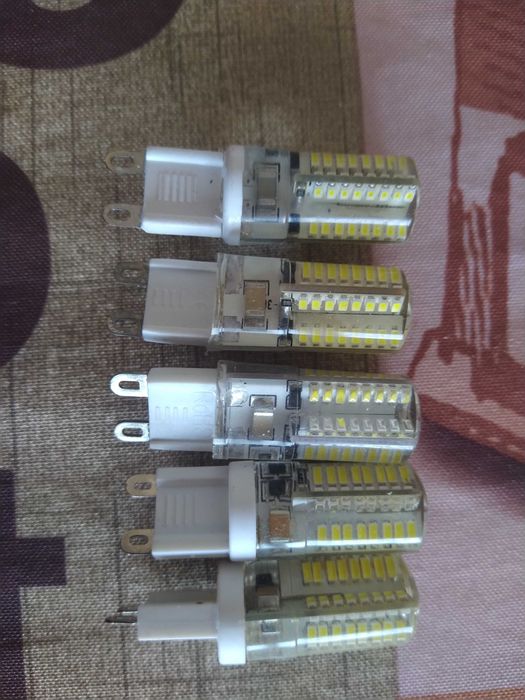 10 Lâmpadas Led G9 luz branca 4w