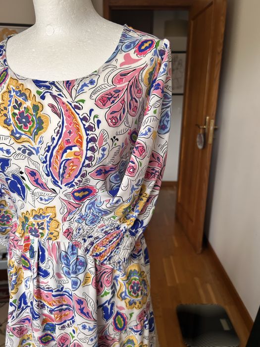 Vestido Comprido Molly Bracken – Padrão Floral/Paisley Tamanho M/L
